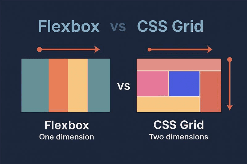 CSS Grid vs Flexbox : lequel choisir ?